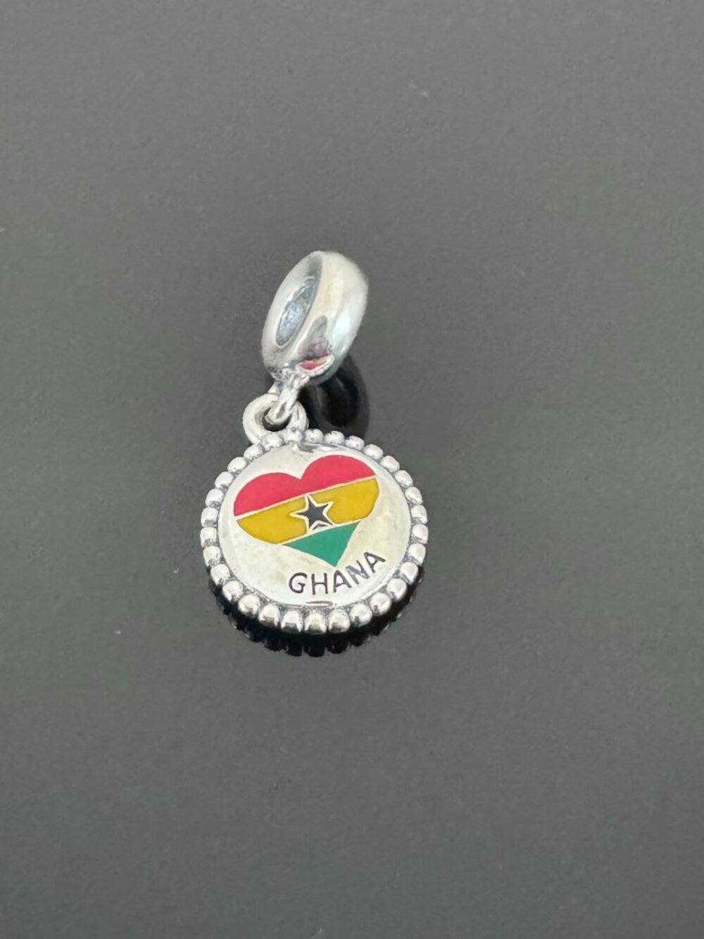 Pandora  The Republic of Ghana Flag  Exclusive Charm